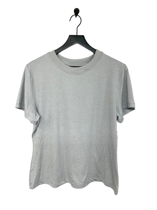 Athletic Top Short Sleeve By Cmb In Grey, Size: Xxl