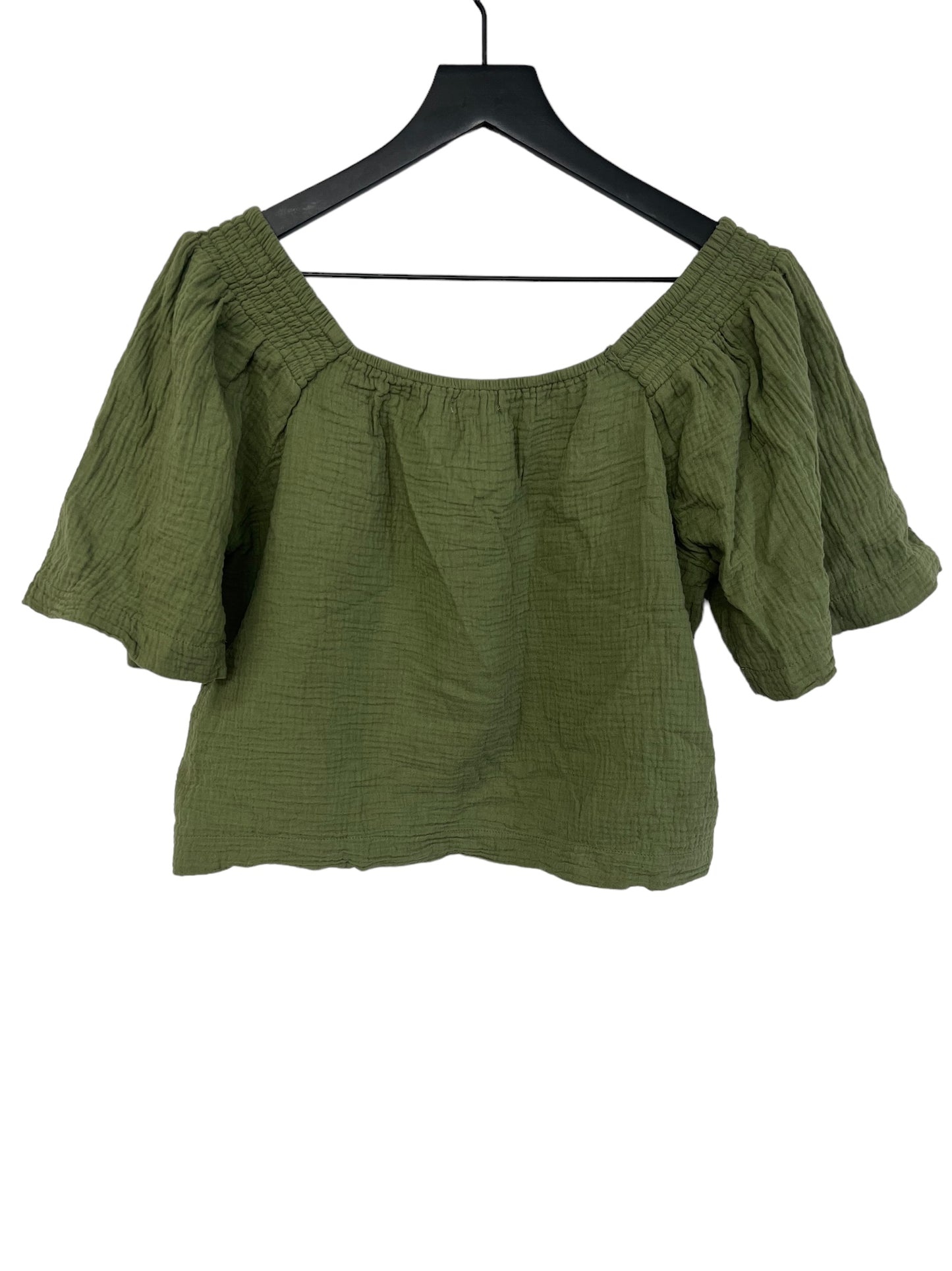 Top Short Sleeve By Z Supply In Green, Size: M