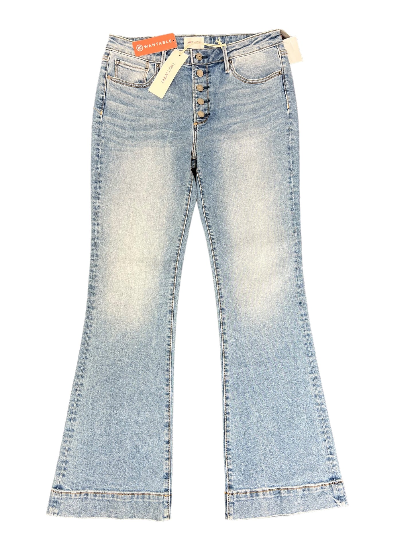 Jeans Wide Leg By Driftwood In Blue Denim, Size: 10