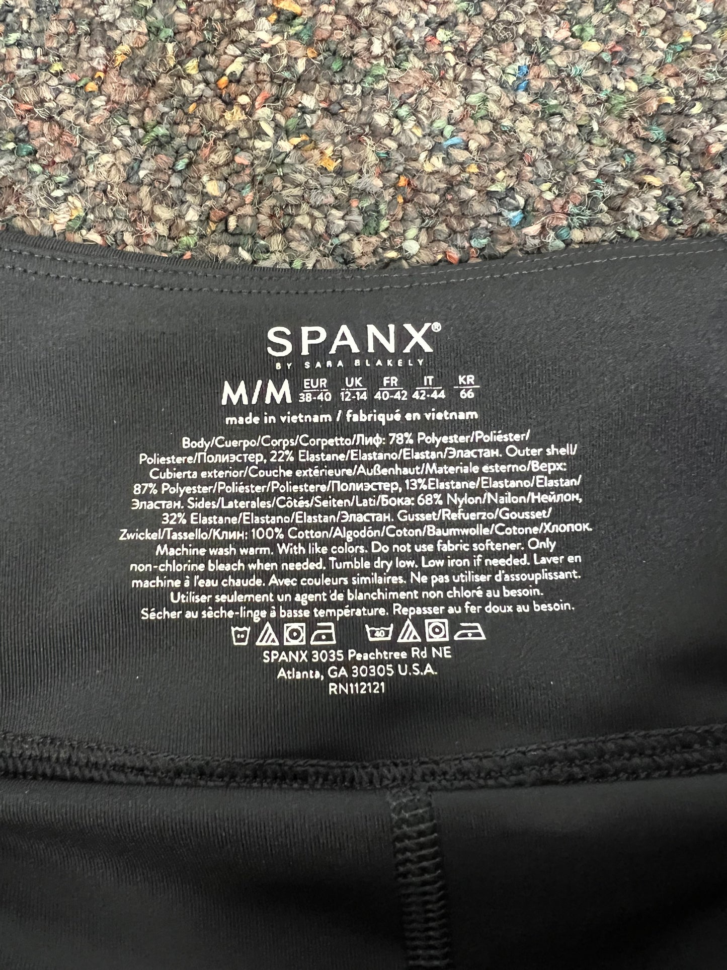 Athletic Shorts By Spanx In Black, Size: M