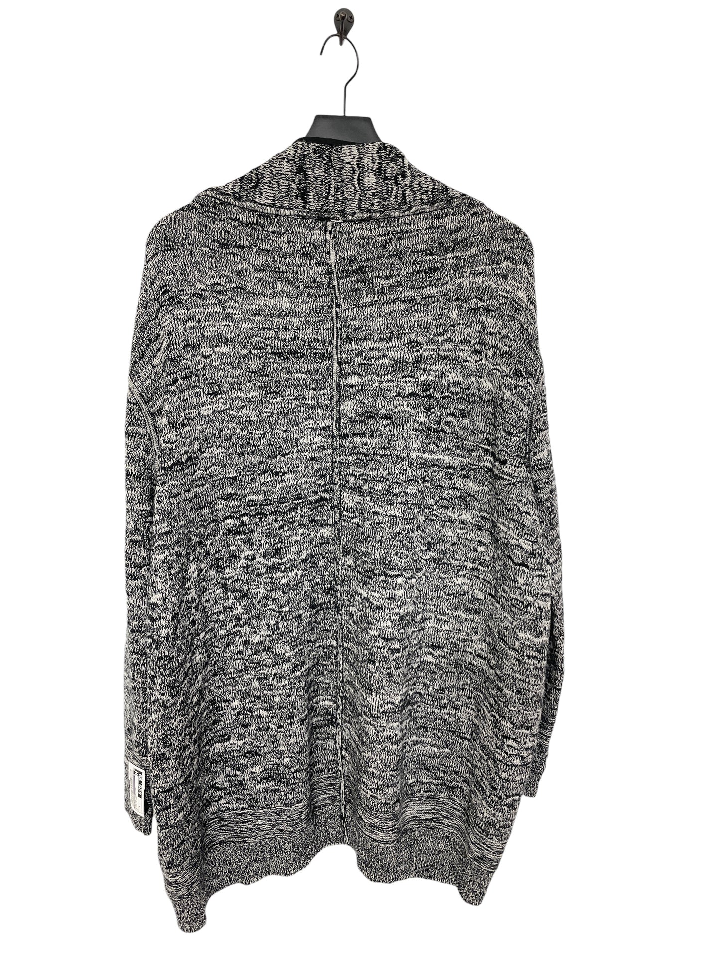 Sweater Cardigan By Lululemon In Black & Grey, Size: S