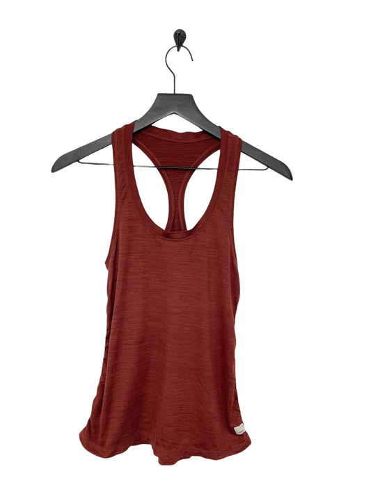 Athletic Tank Top By Vuori In Red, Size: S