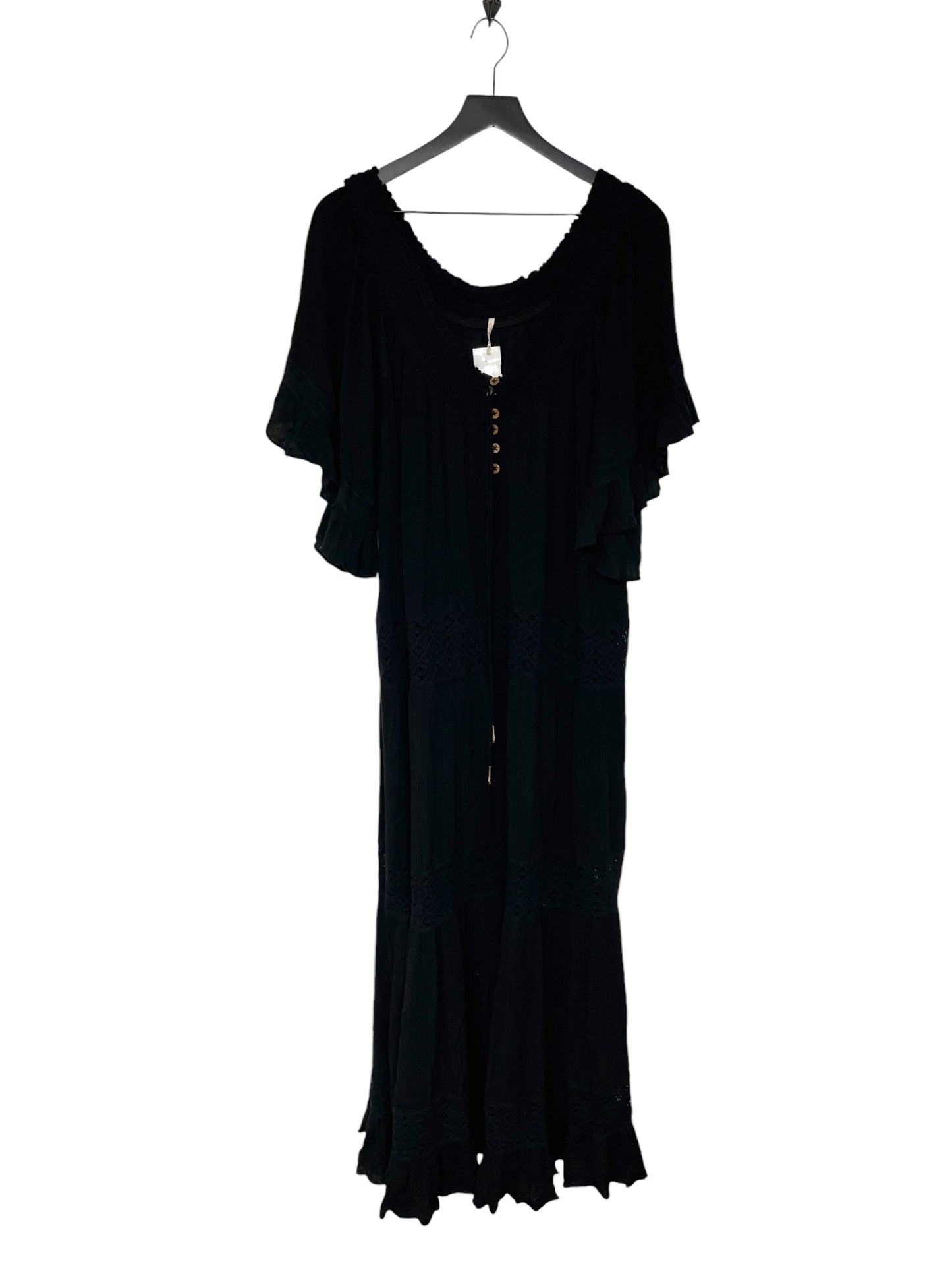 Dress Party Long By Free Press In Black, Size: M