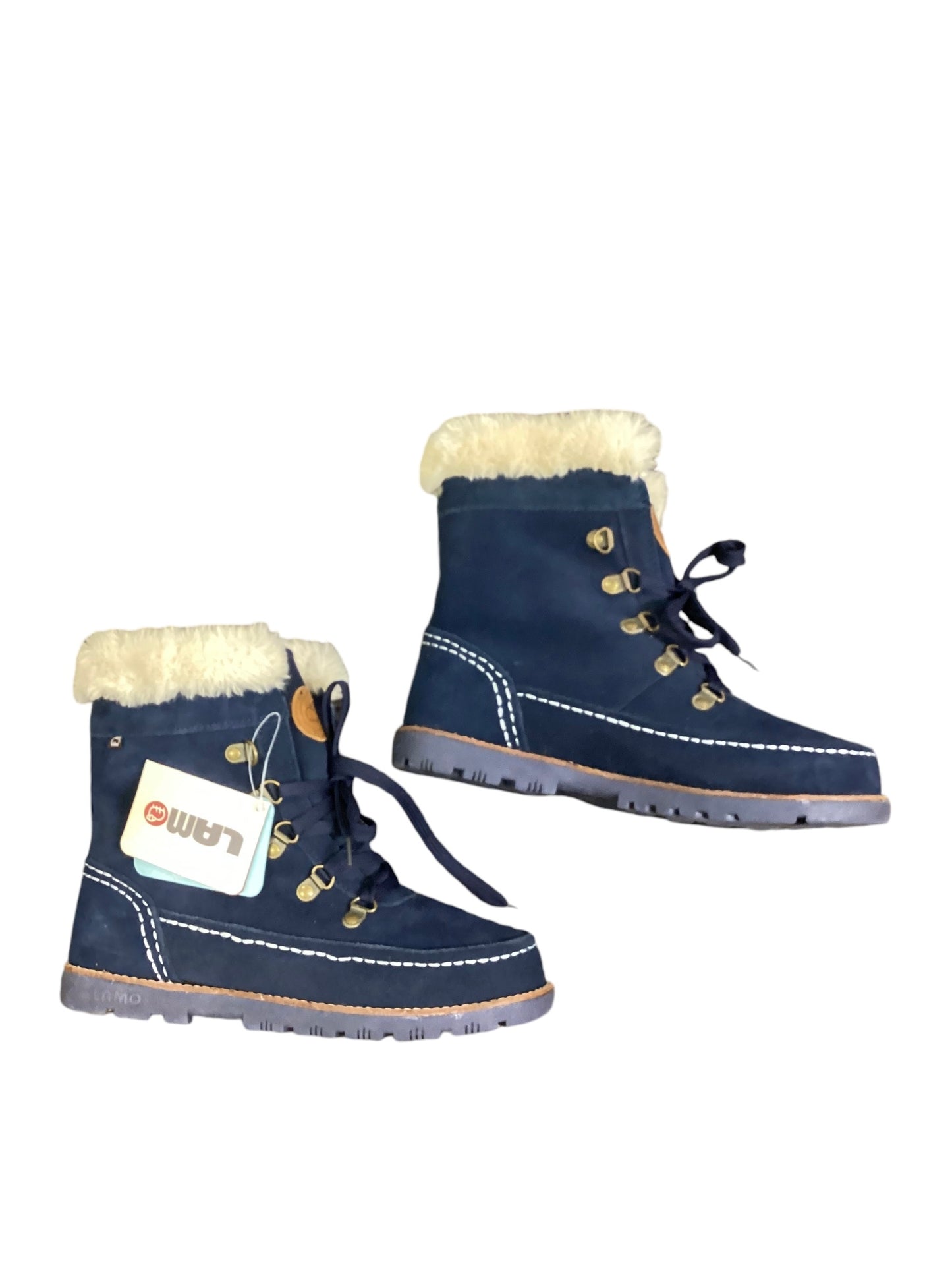 BOOTS SNOW LAMO in BLUE, Size: 7