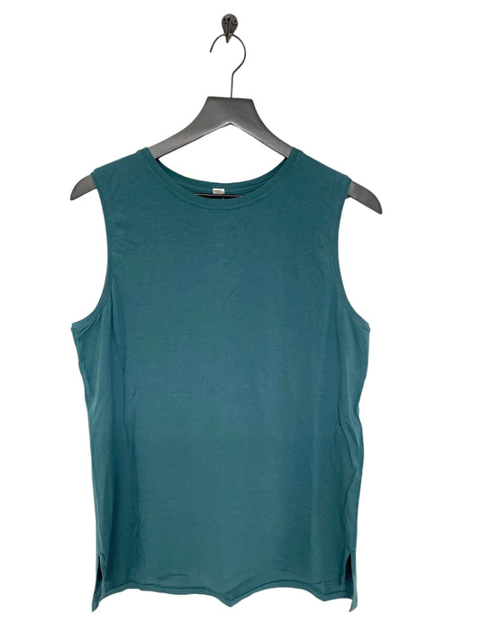 Athletic Tank Top By Lululemon In Teal, Size: 8