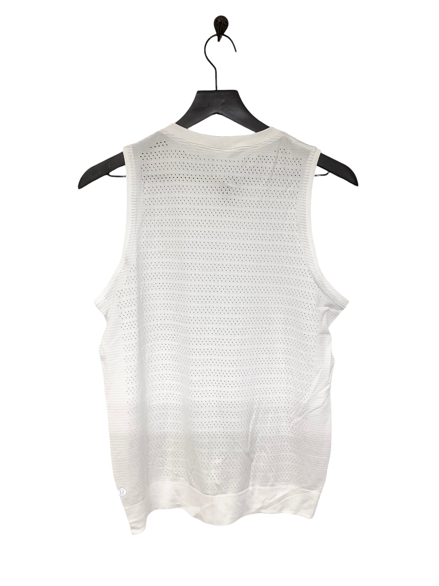 Athletic Tank Top By Lululemon In White, Size: 8