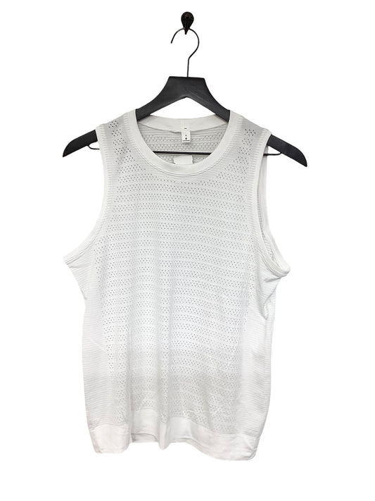 Athletic Tank Top By Lululemon In White, Size: 8