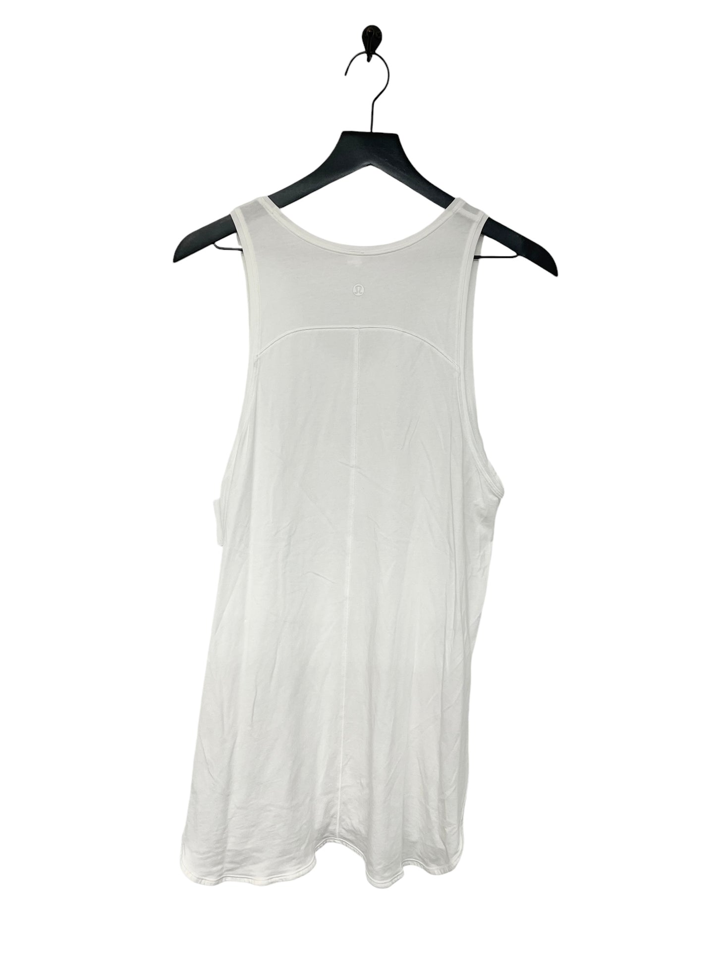 Athletic Tank Top By Lululemon In White, Size: 10