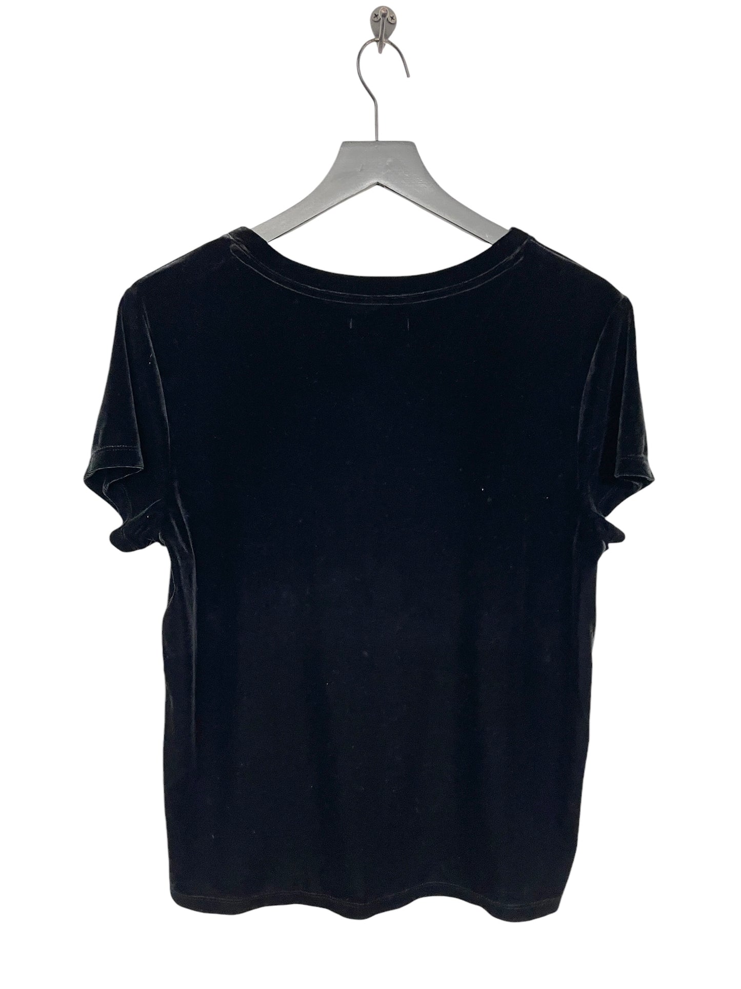 Top Short Sleeve By Abercrombie And Fitch In Black, Size: M