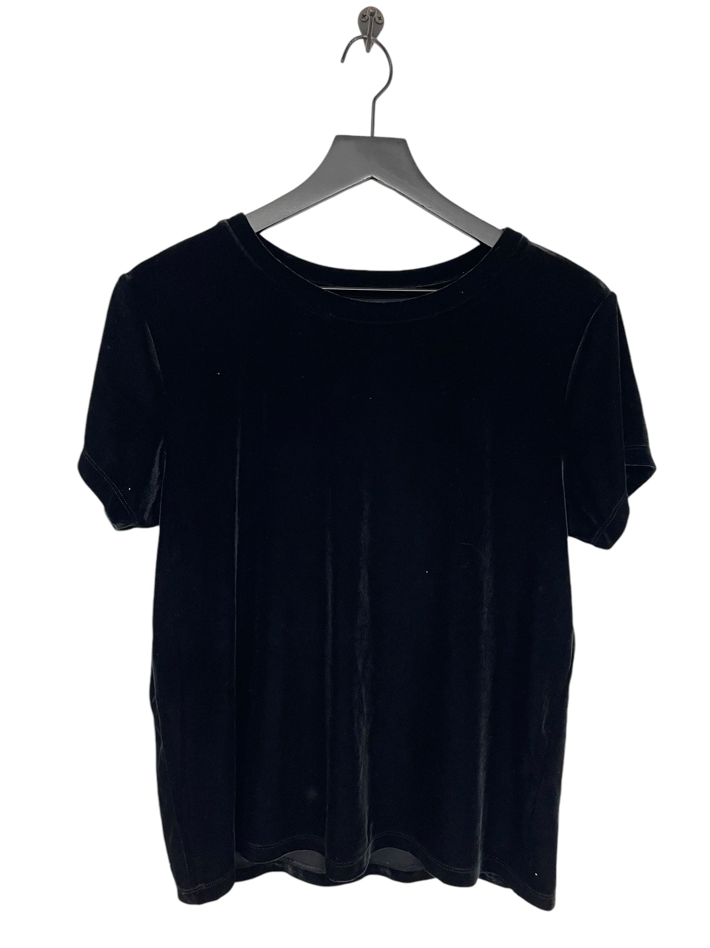 Top Short Sleeve By Abercrombie And Fitch In Black, Size: M