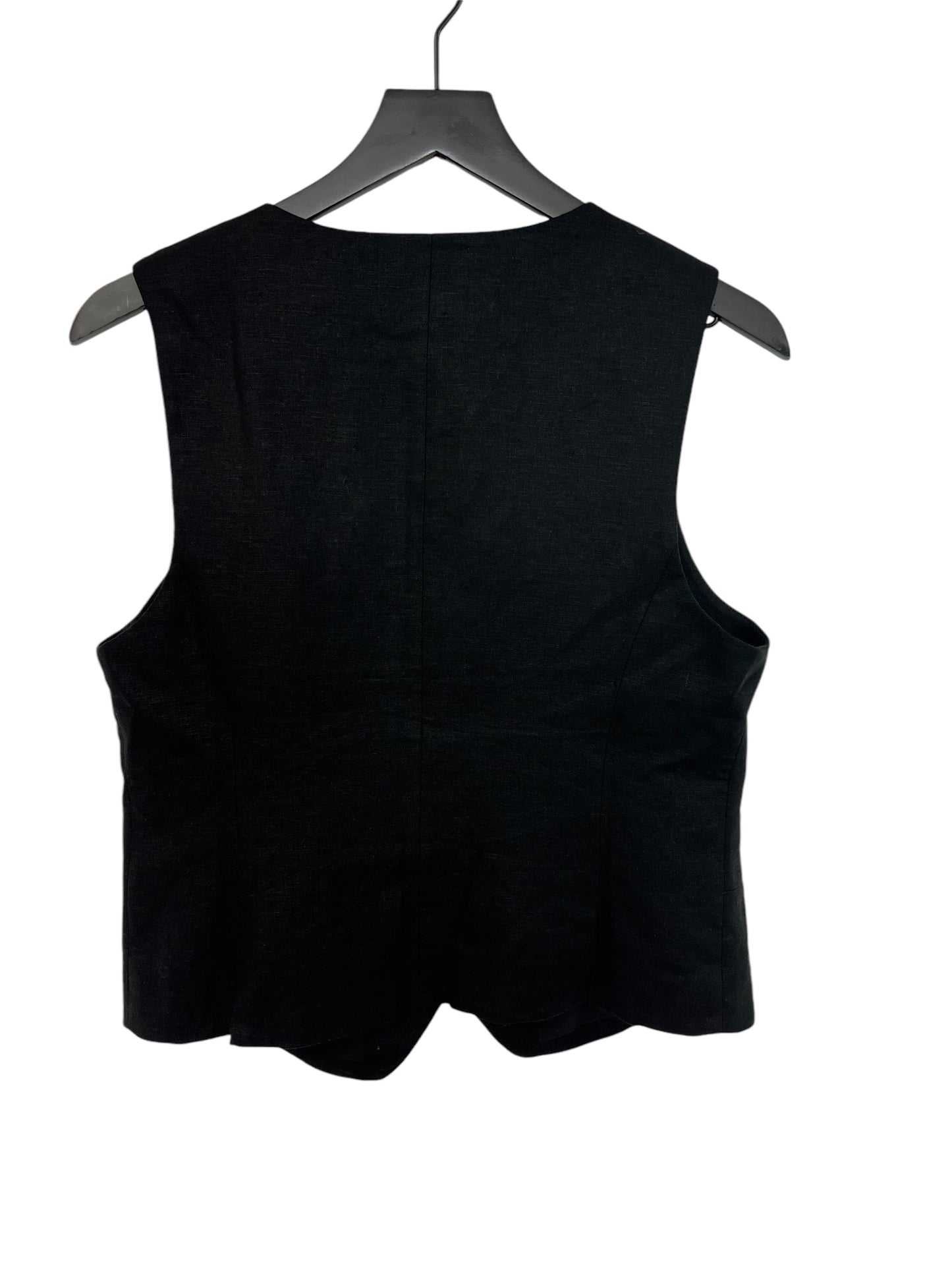 Top Sleeveless By Dkny In Black, Size: L