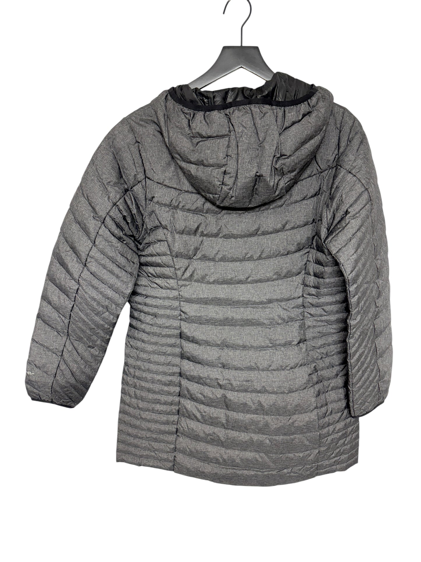 Coat Puffer & Quilted By Eddie Bauer In Grey, Size: M