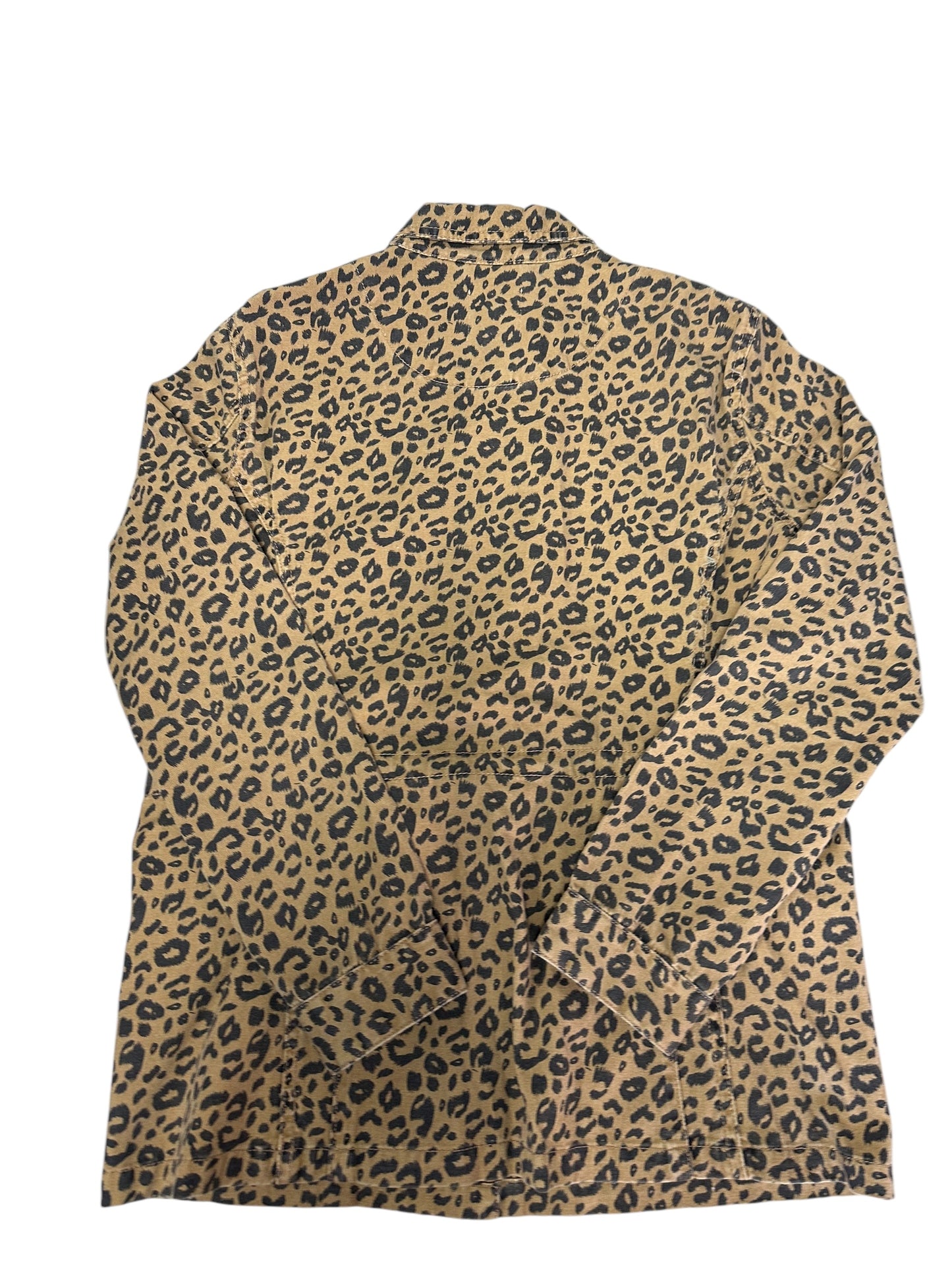 Jacket Utility By Cmc In Leopard Print, Size: M