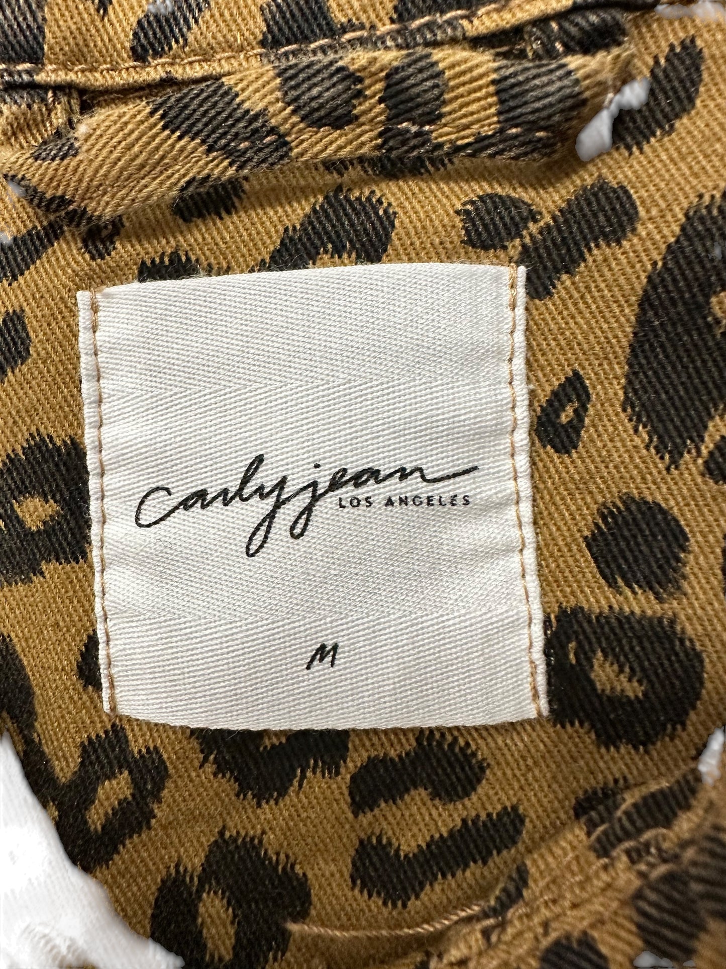 Jacket Utility By Cmc In Leopard Print, Size: M