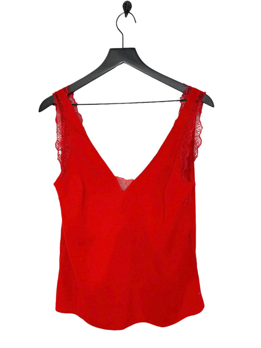 Top Sleeveless By Clothes Mentor In Red, Size: S