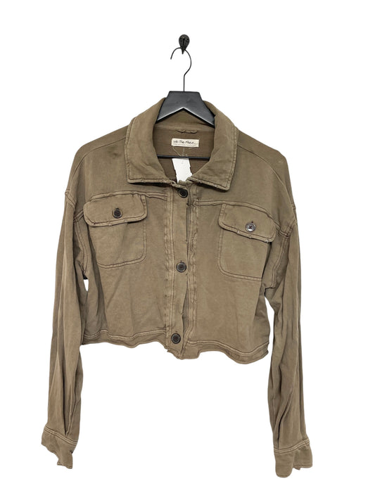 Jacket Shirt By We The Free In Brown, Size: S