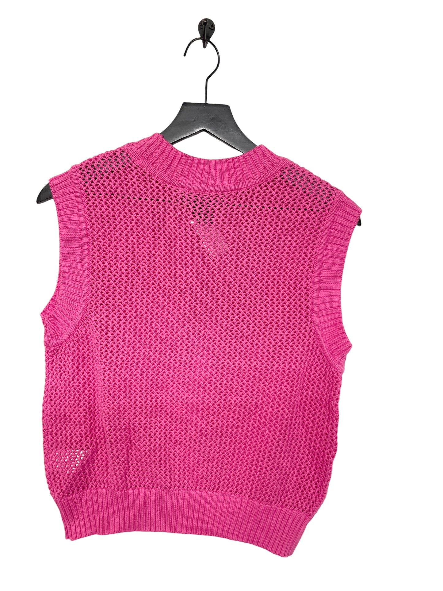 Top Sleeveless By Dkny In Pink, Size: M