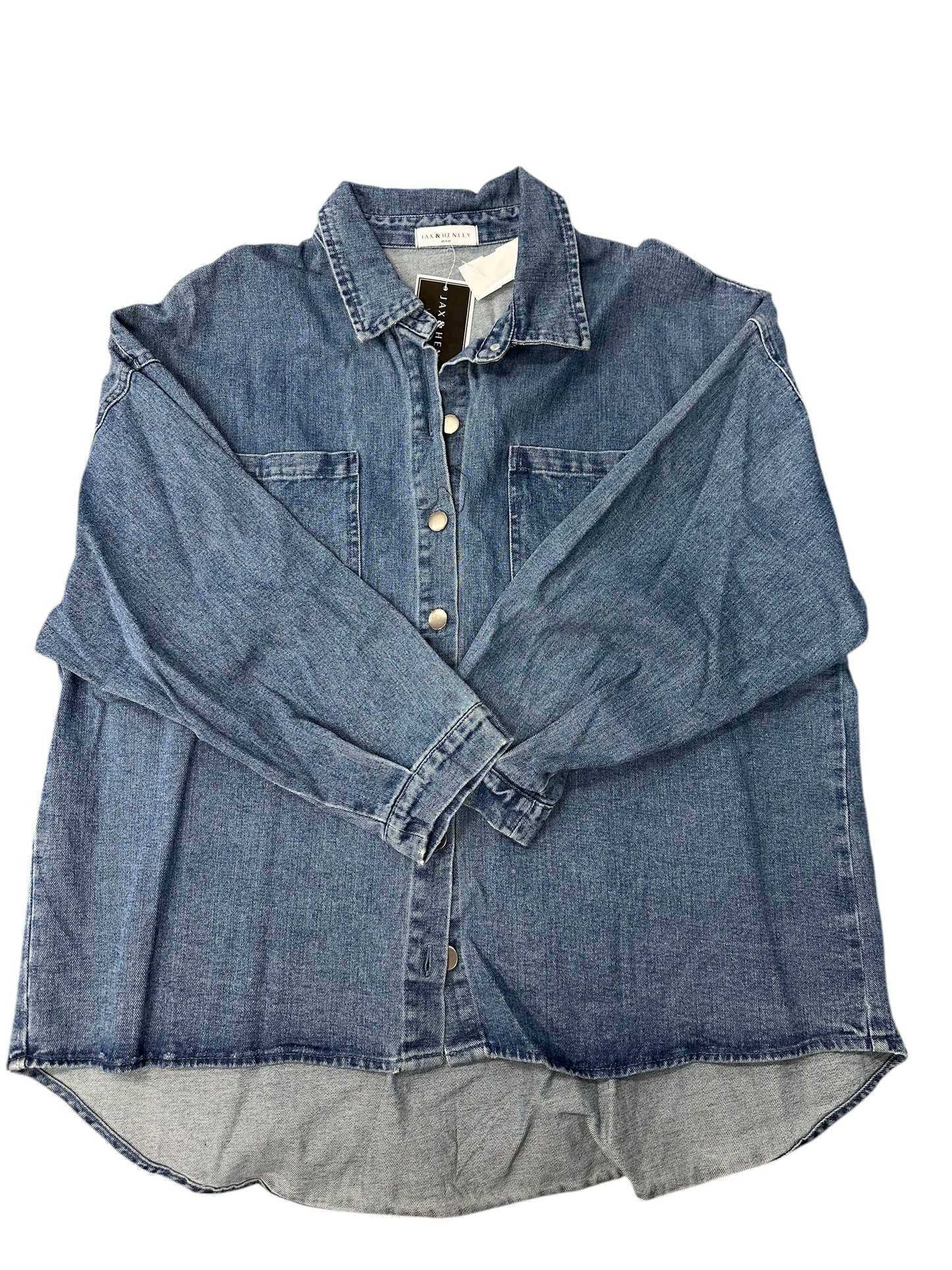 Jacket Denim By Cmc In Blue Denim, Size: M