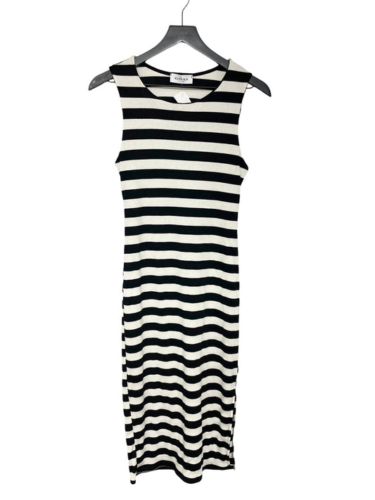 Dress Casual Maxi By Gilli In Black & White, Size: S