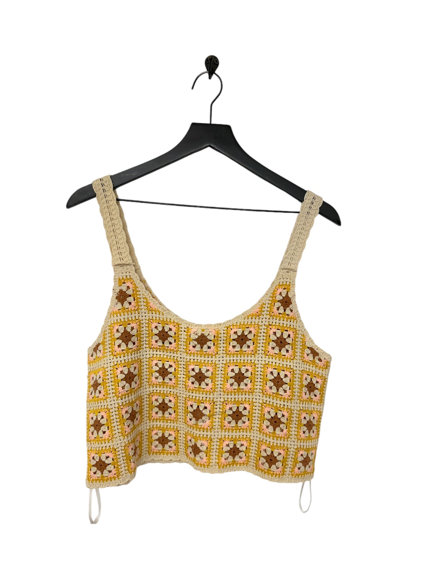 Top Sleeveless By Cmc In Yellow, Size: M