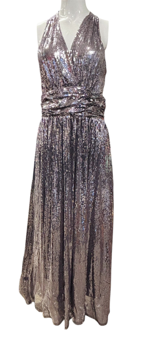 Dress Party Long By She + Sky In Silver, Size: M