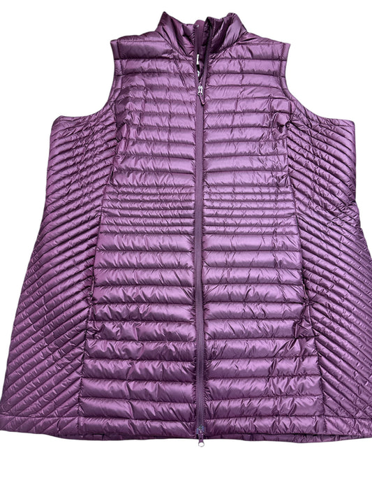 Vest Puffer & Quilted By Duluth Trading In Purple, Size: 3x