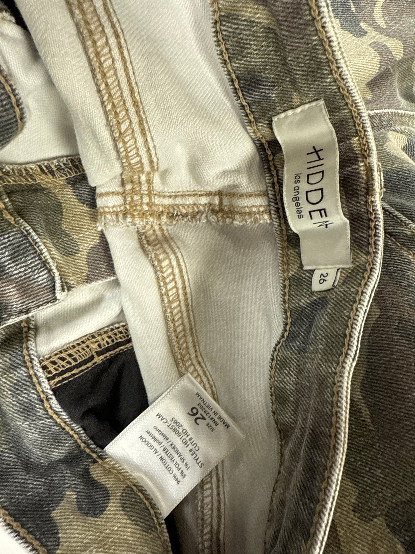 Jeans Straight By Cmc In Camouflage Print, Size: 2