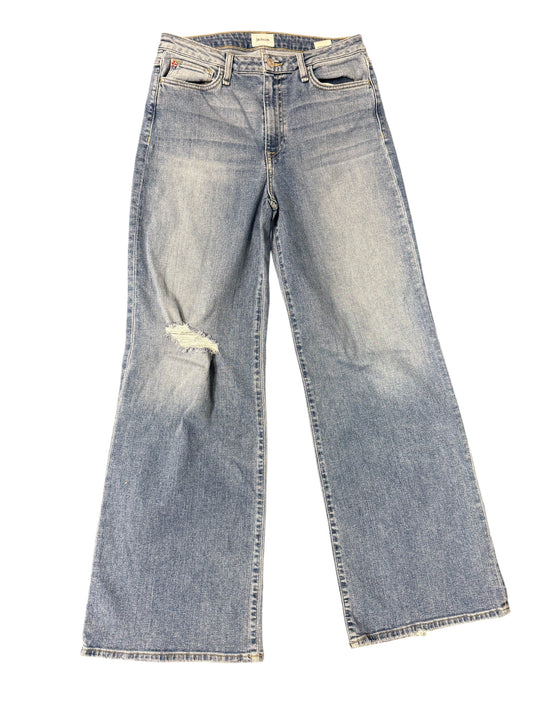 Jeans Wide Leg By Hudson In Blue Denim, Size: 10