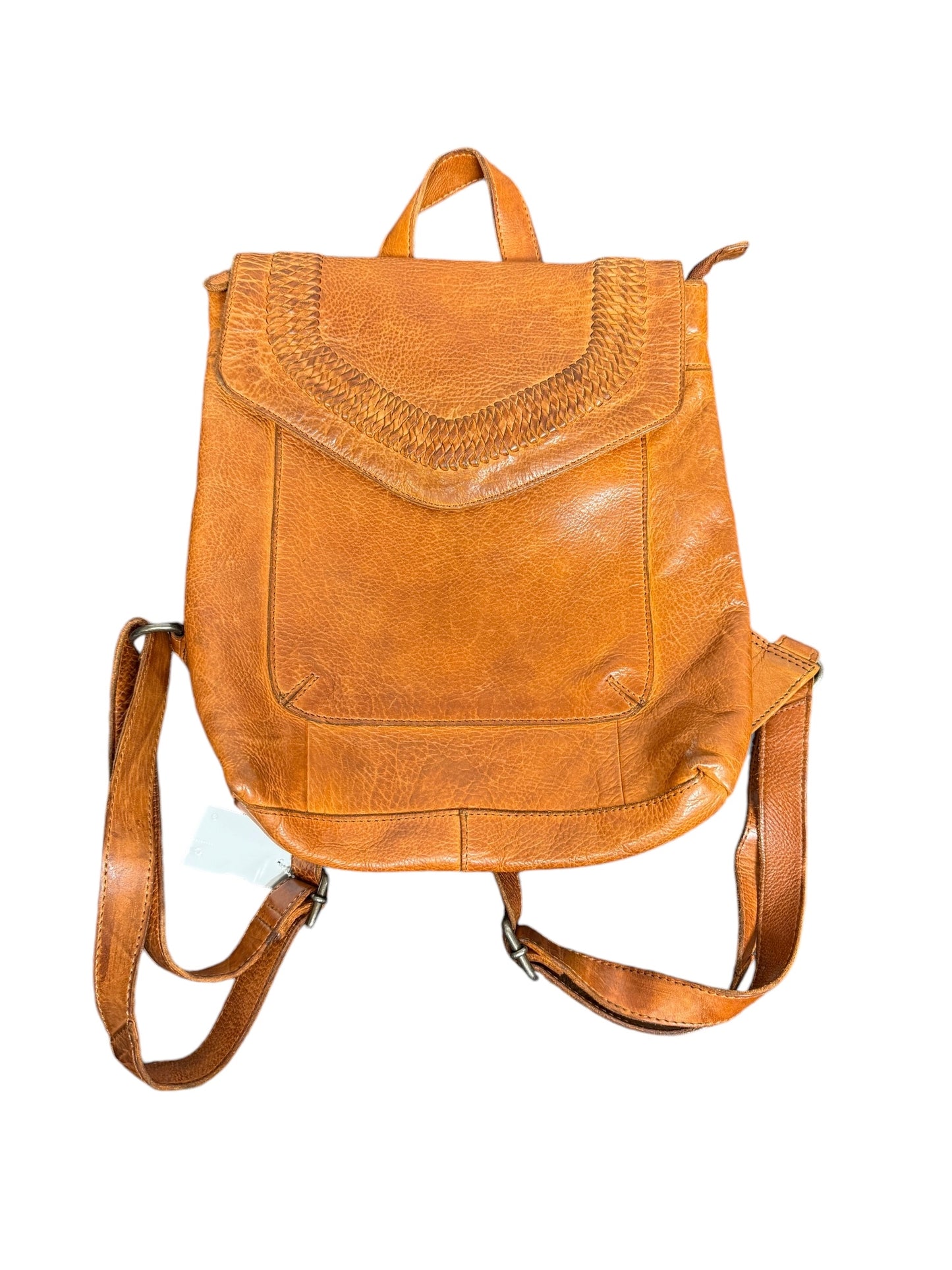 Backpack Leather By Clothes Mentor, Size: Medium