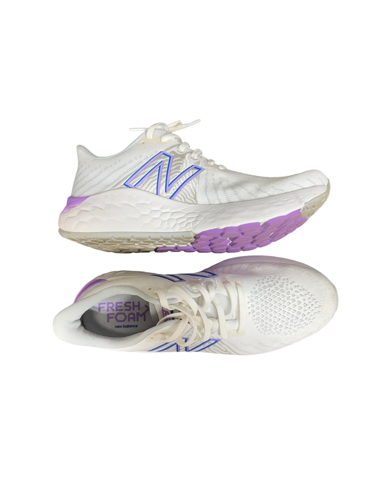 Shoes Athletic By New Balance In Purple & White, Size: 9