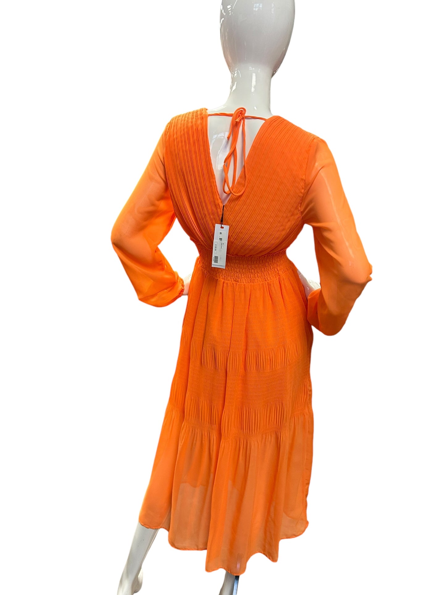 Dress Party Long By Steve Madden In Orange, Size: S