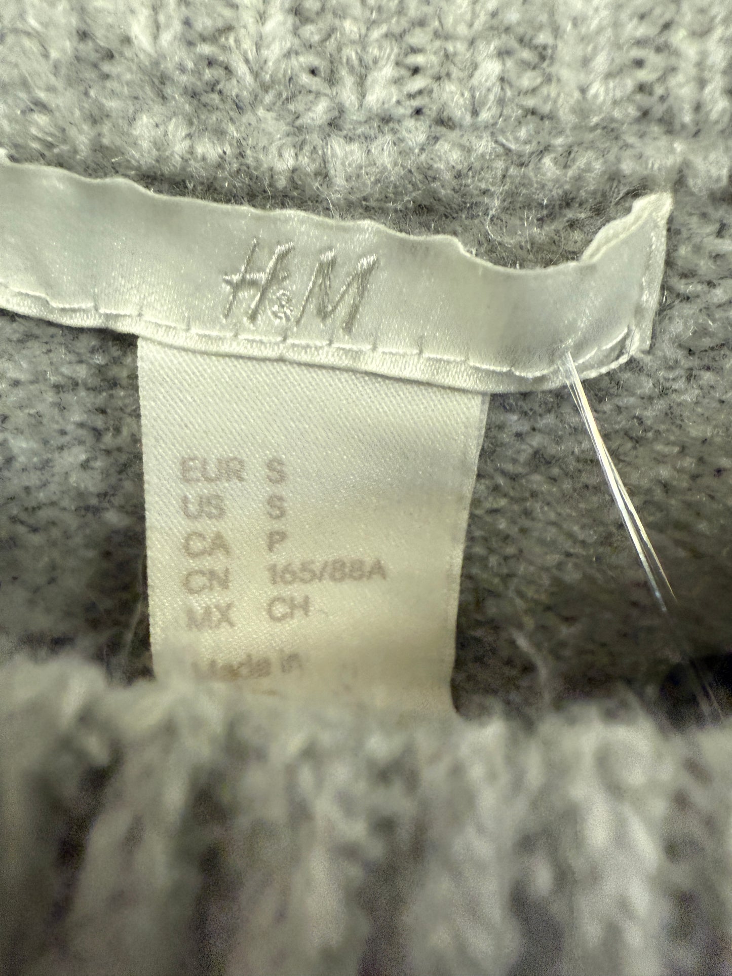 Sweater By H&m In Grey, Size: S