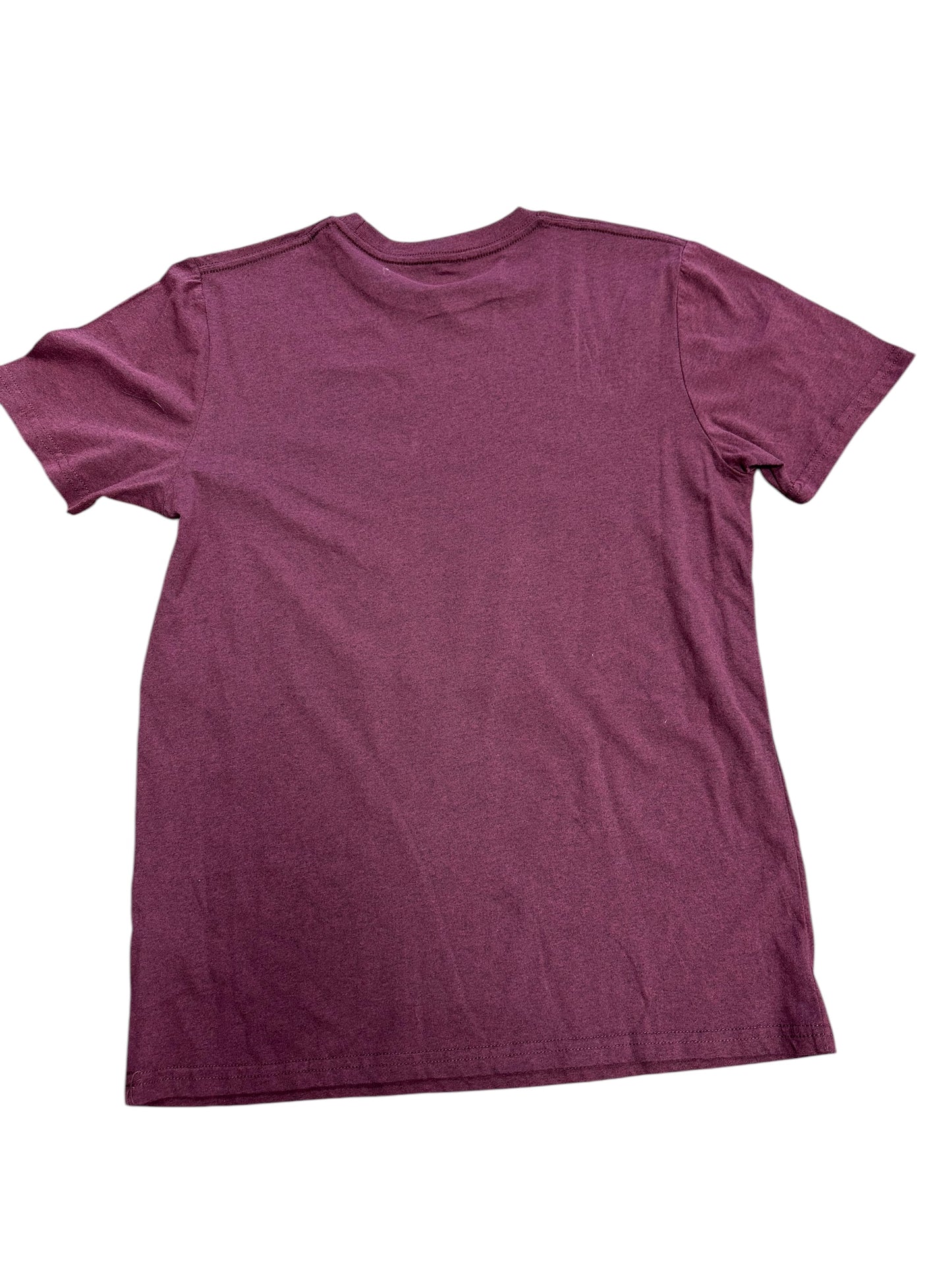 Top Short Sleeve Basic By Clothes Mentor In Maroon, Size: M