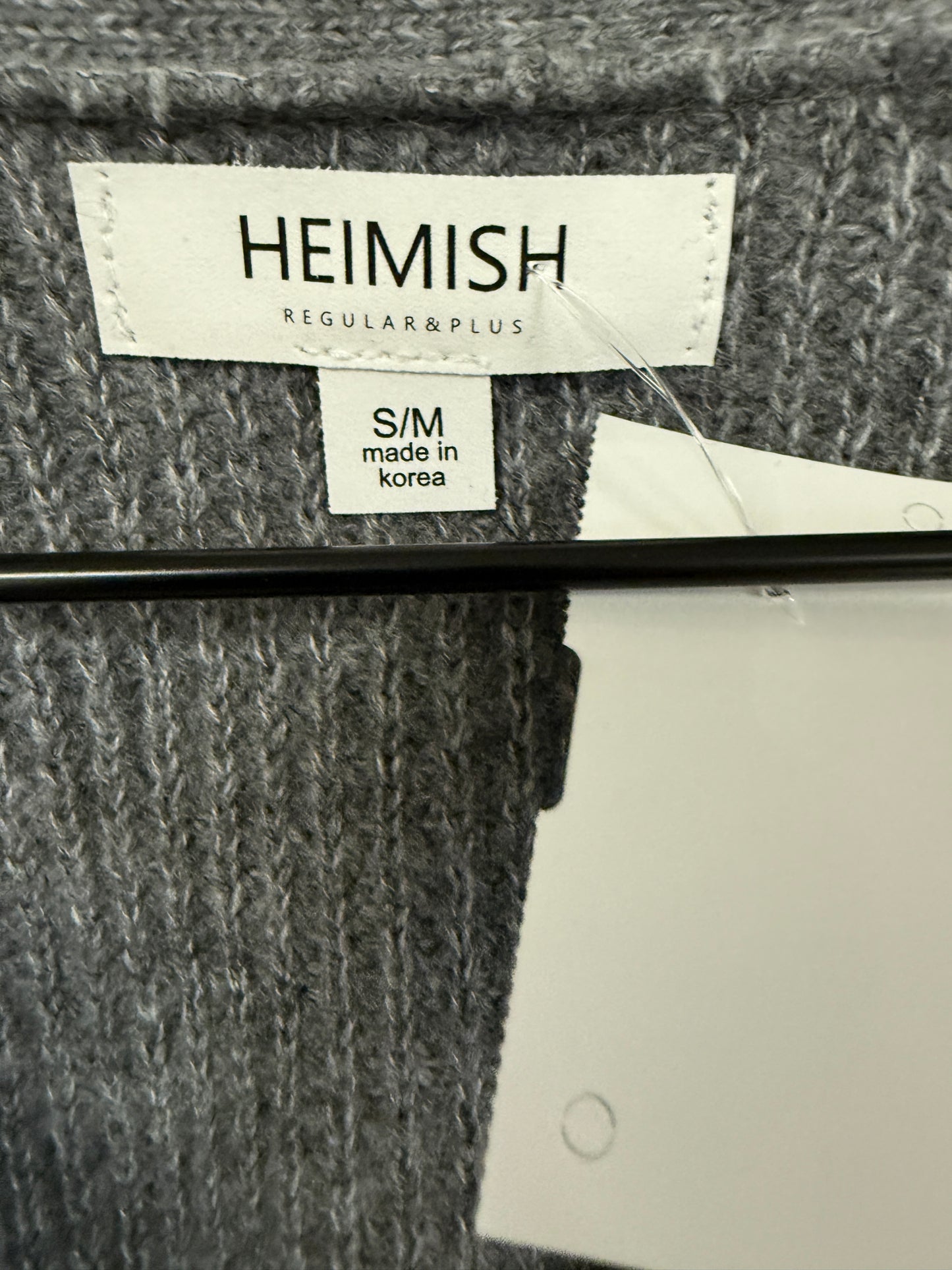 Sweater Cardigan By Heimish Usa In Grey, Size: M