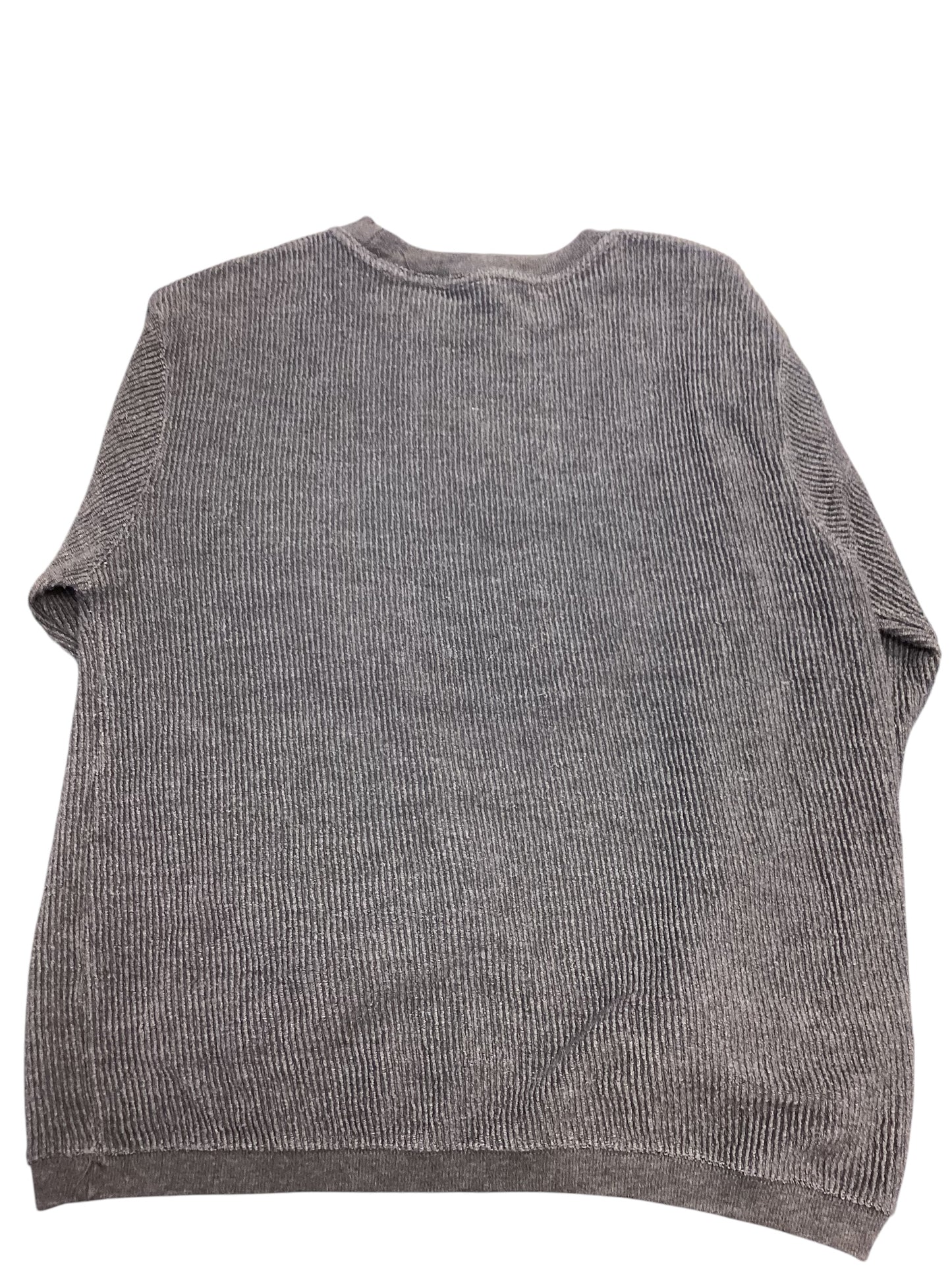 Sweatshirt Crewneck By Clothes Mentor In Grey, Size: Xl