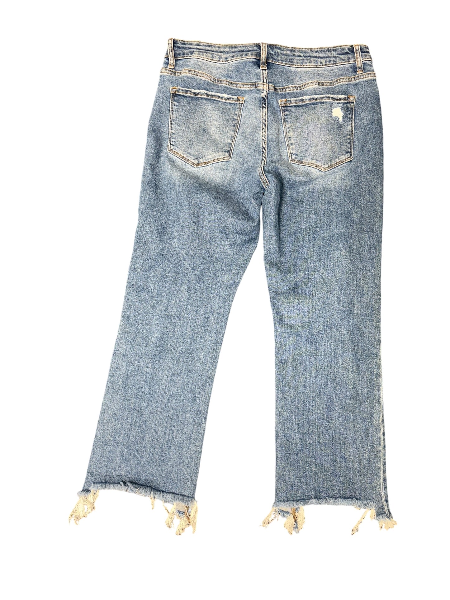 Jeans Straight By Vervet In Blue Denim, Size: 12