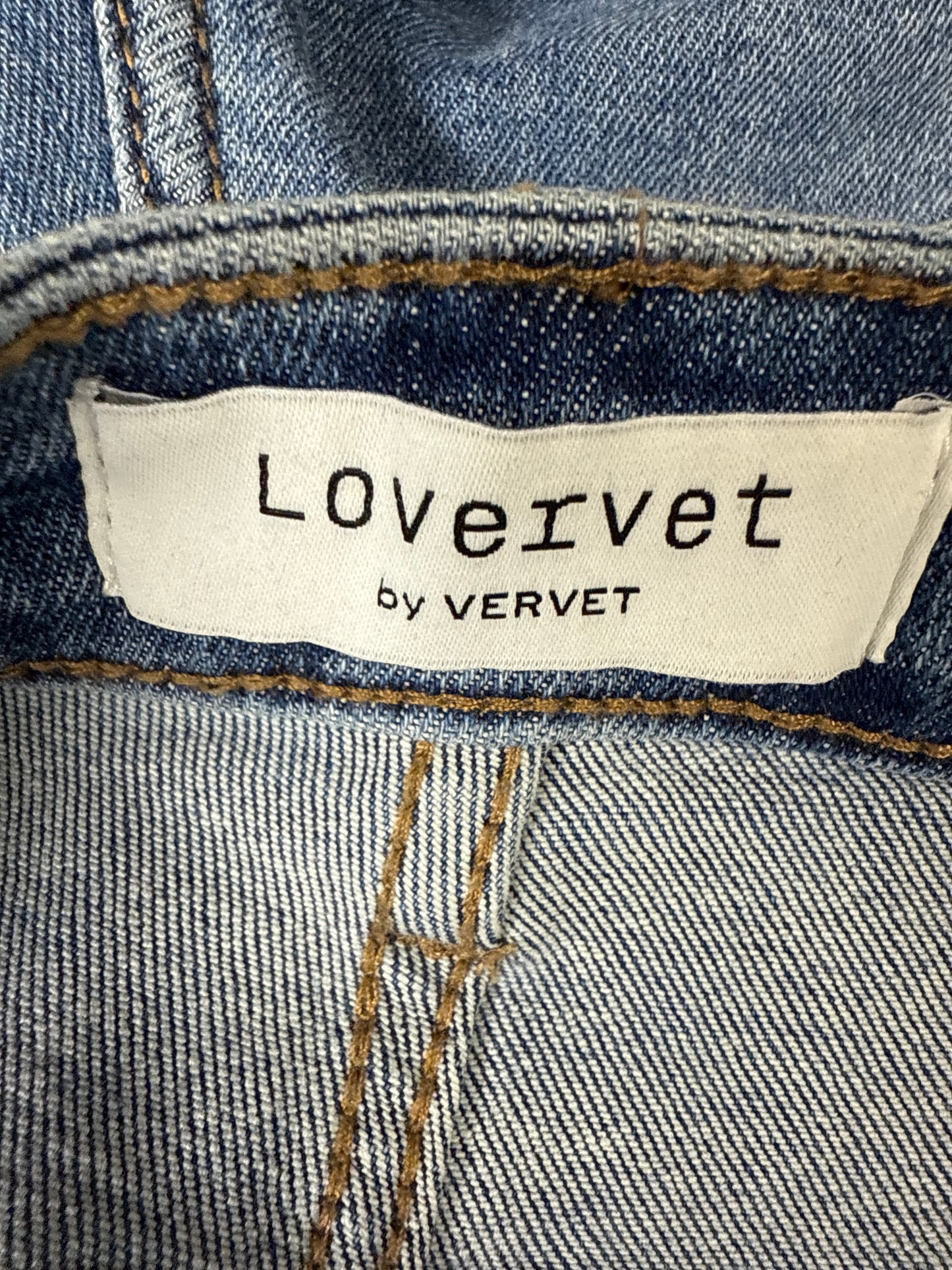 Jeans Straight By Vervet In Blue Denim, Size: 12