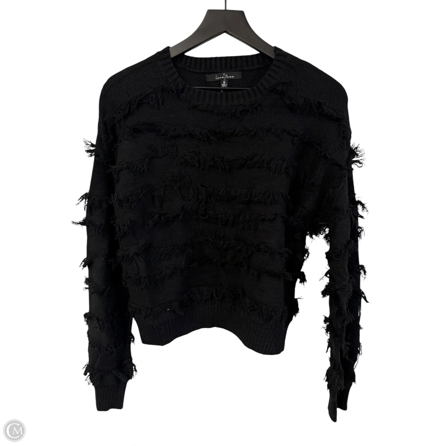 Sweater By Love Tree In Black, Size: M