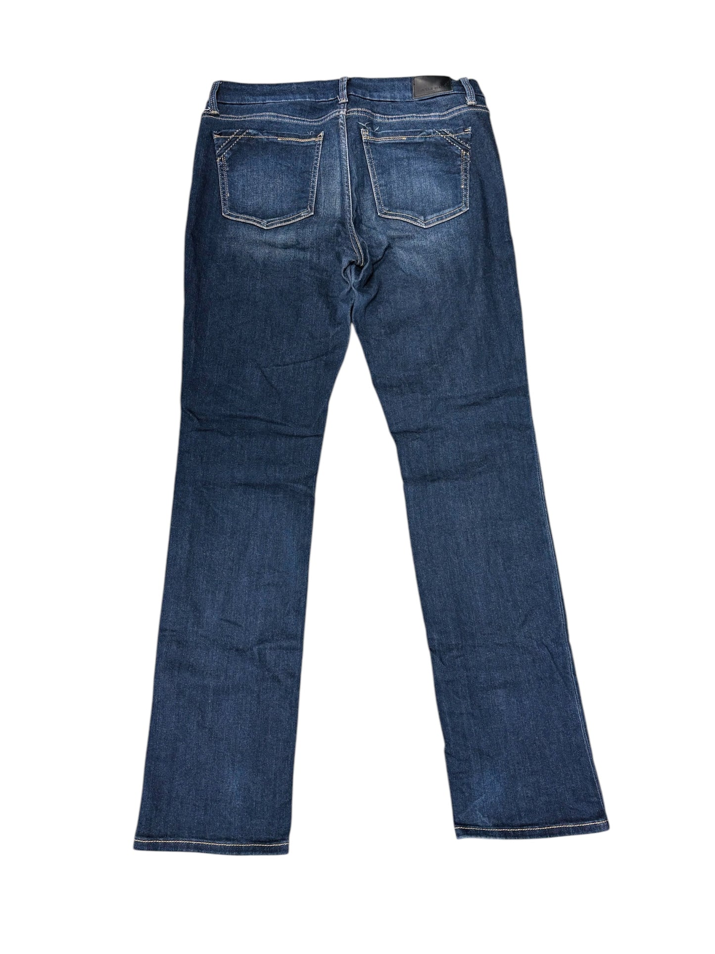 Jeans Straight By Buckle Black In Blue Denim, Size: 10