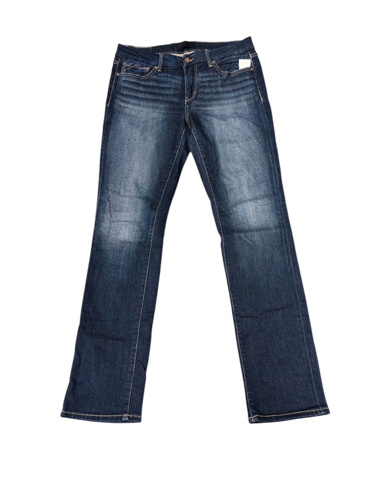 Jeans Straight By Buckle Black In Blue Denim, Size: 10