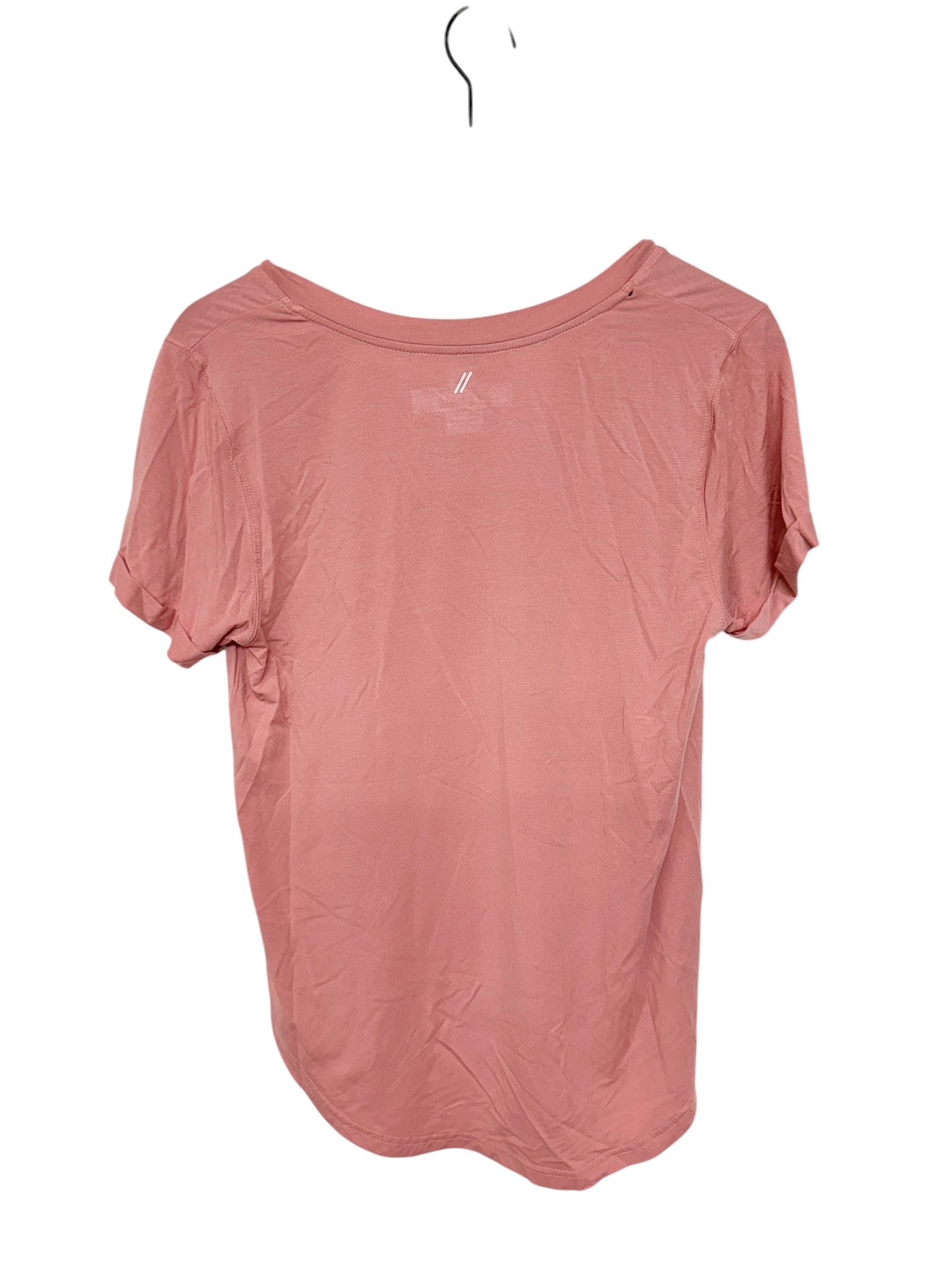 Athletic Top Short Sleeve By Thread And Supply In Pink, Size: M