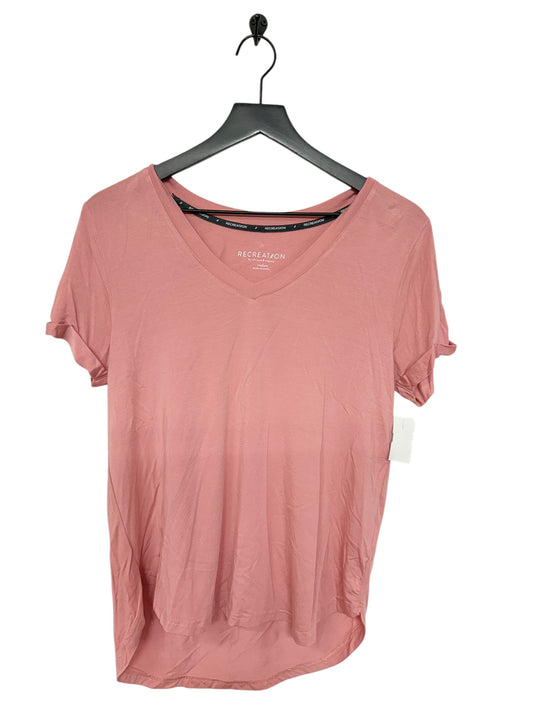 Athletic Top Short Sleeve By Thread And Supply In Pink, Size: M