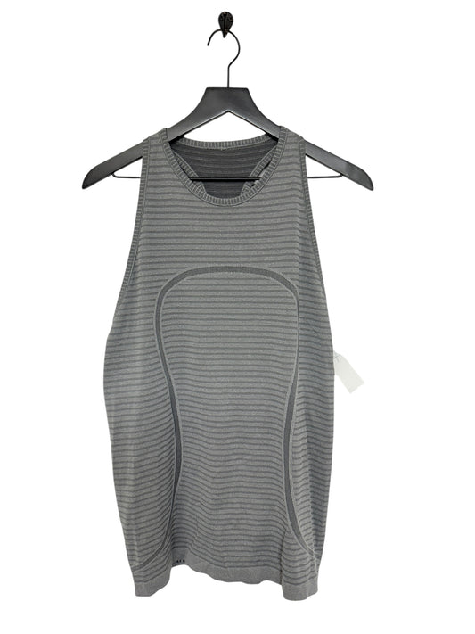 Athletic Tank Top By Lululemon In Grey, Size: 12