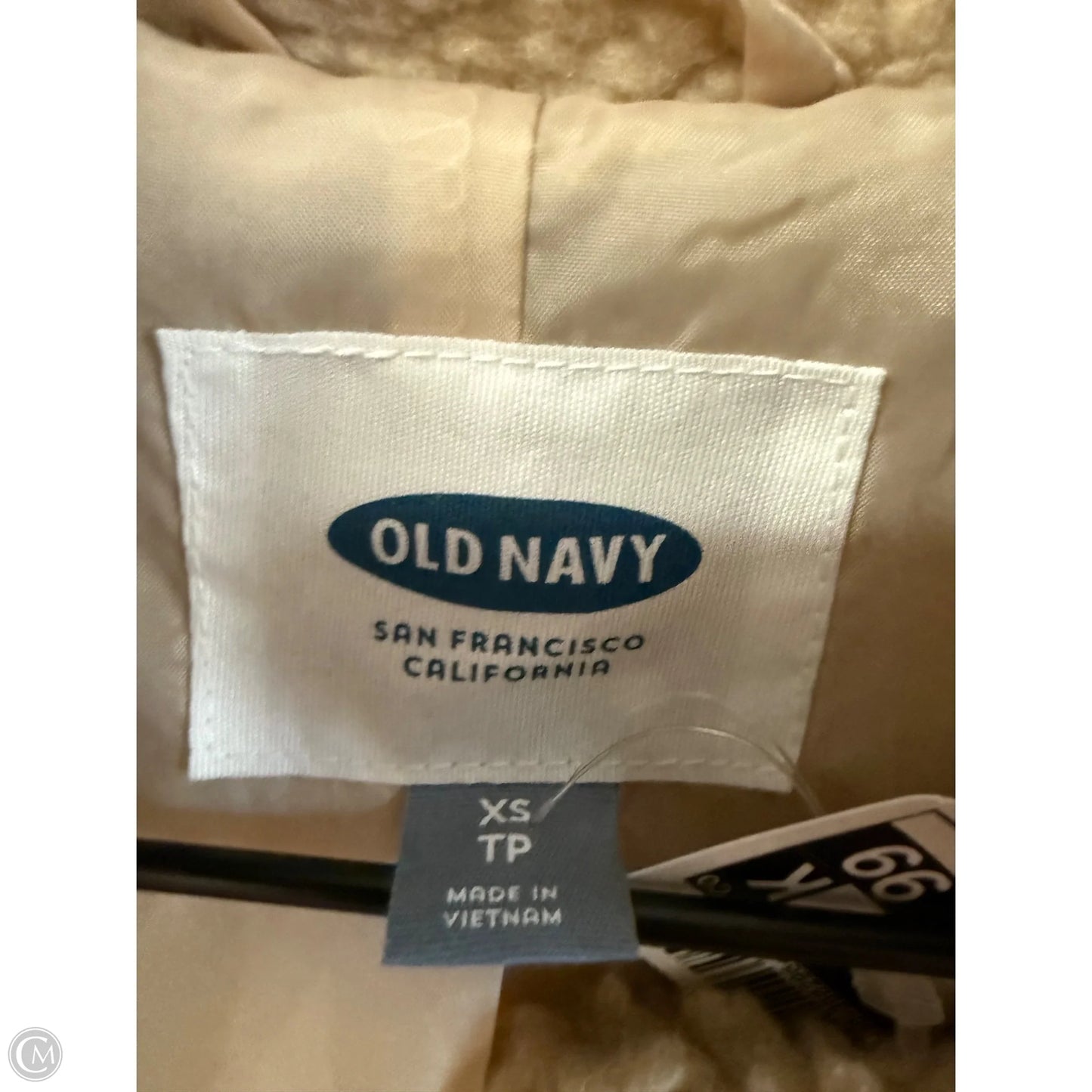 Jacket Faux Fur & Sherpa By Old Navy In Tan, Size: Xs