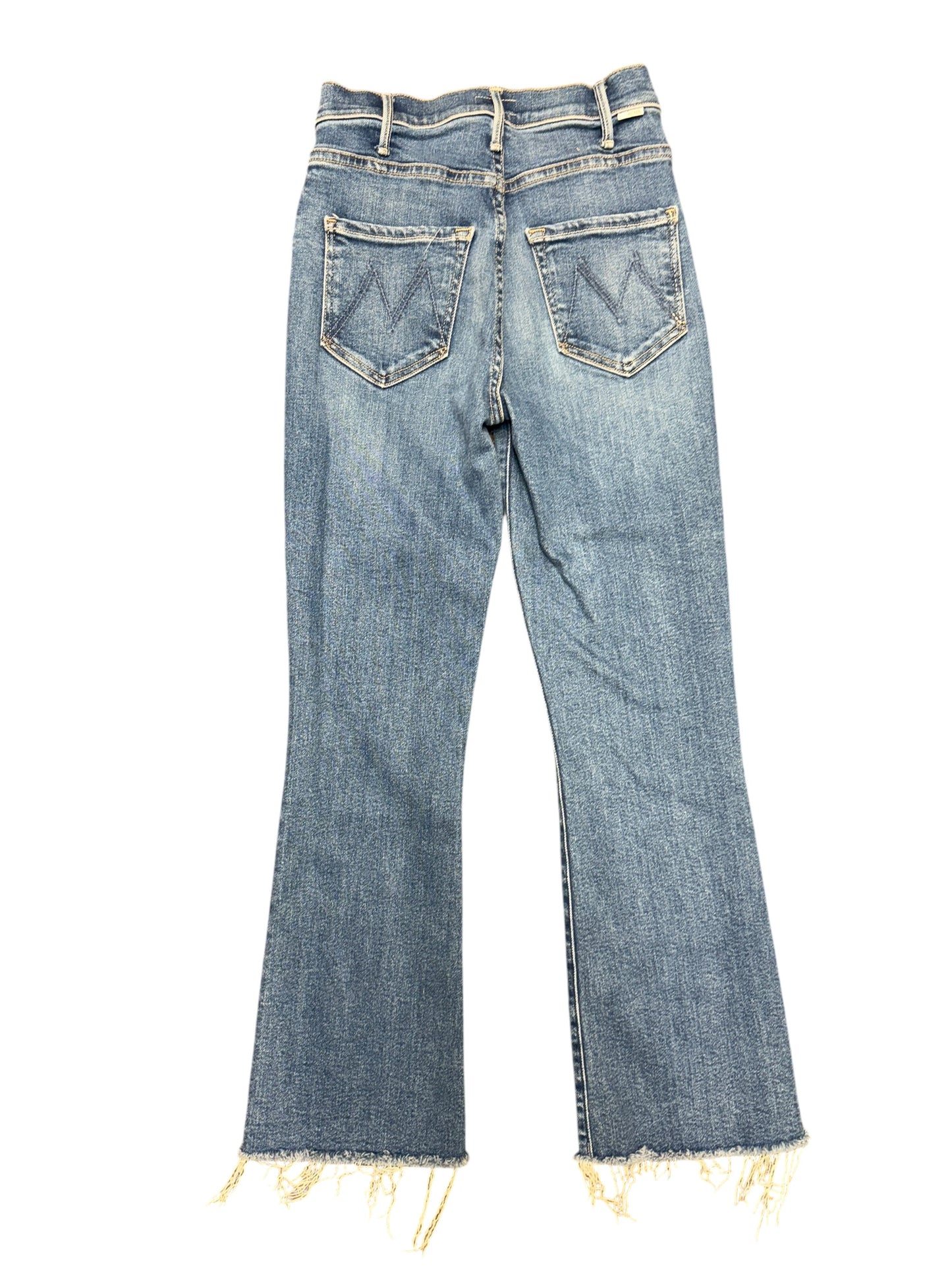 Jeans Straight By Mother Jeans In Blue Denim, Size: 0