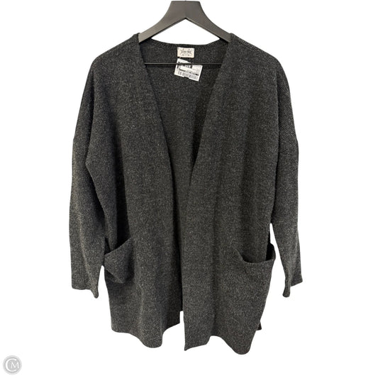 Sweater Cardigan By Clothes Mentor In Black, Size: L
