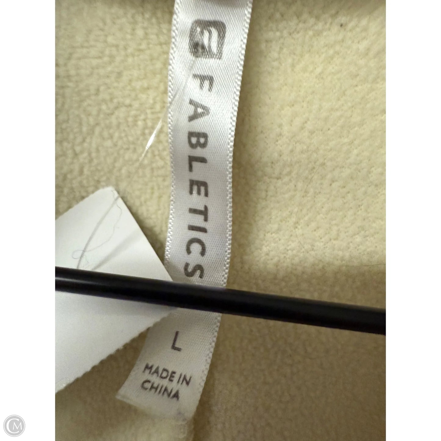 Cardigan By Fabletics In Cream, Size: L