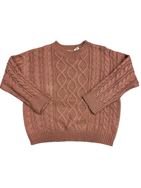 Sweater By Cmc In Brown, Size: L