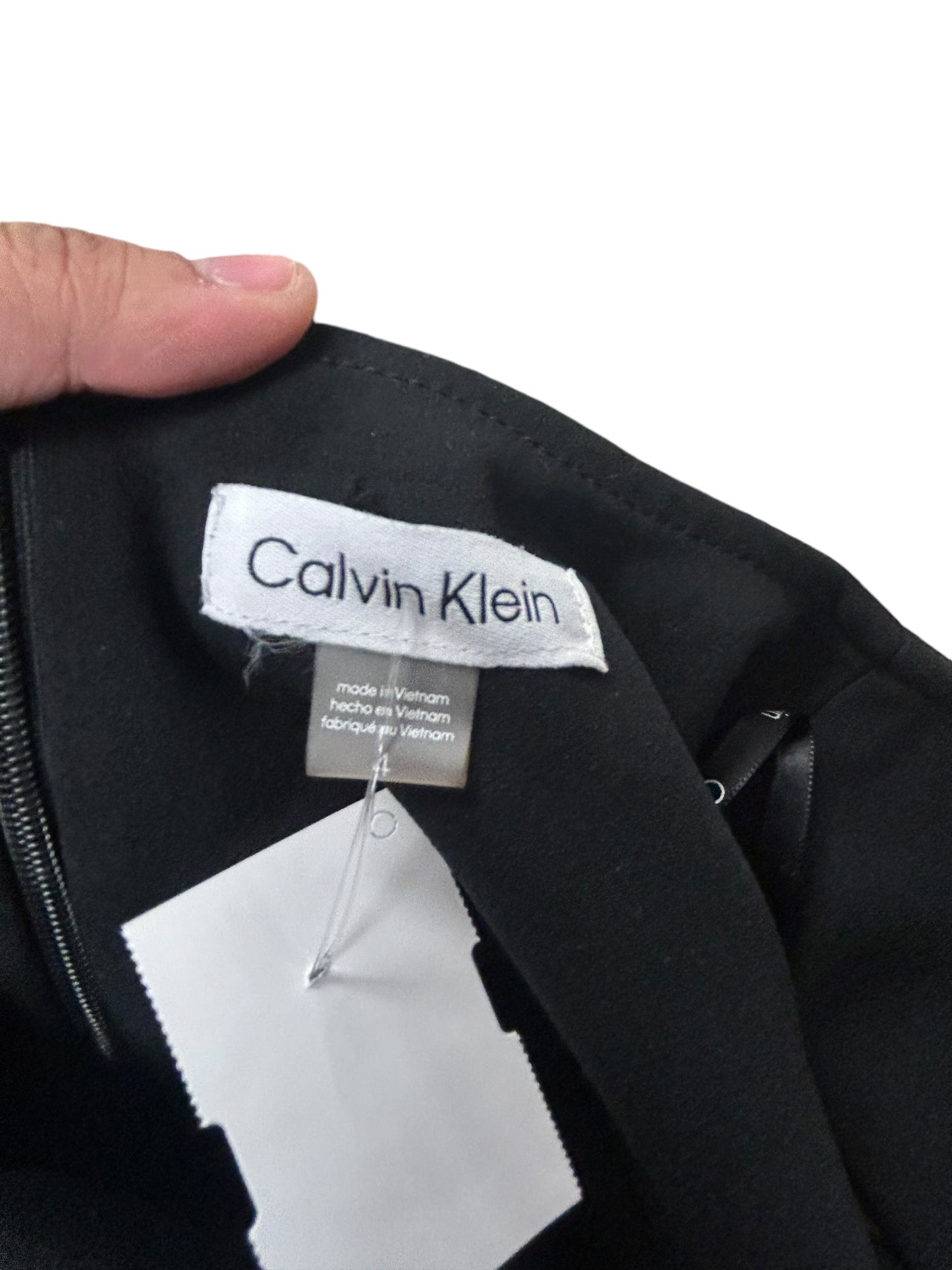 Dress Work By Calvin Klein In Black & White, Size: S