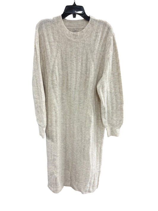 Dress Sweater By A New Day In Cream, Size: Xxl